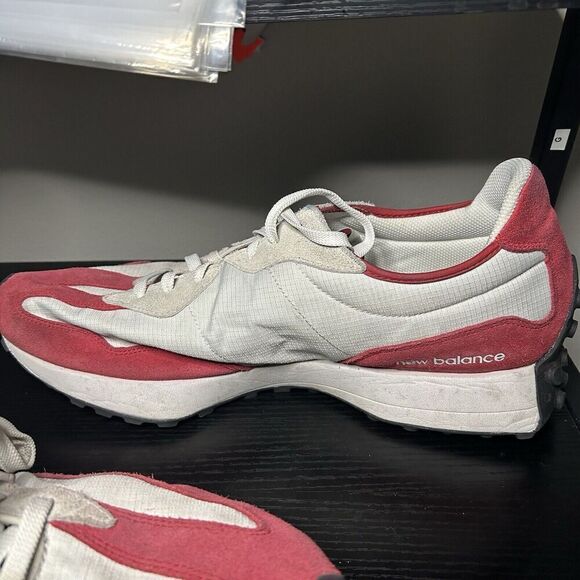 New Balance 327 Men's Size 17 White Team Red Casual Lifestyle Sneakers Shoes - Picture 14 of 14
